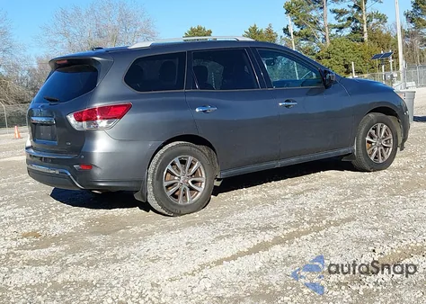 2015 Nissan Pathfinder Sv из США, поврежденный, VIN 5N1AR2MN2FC714288